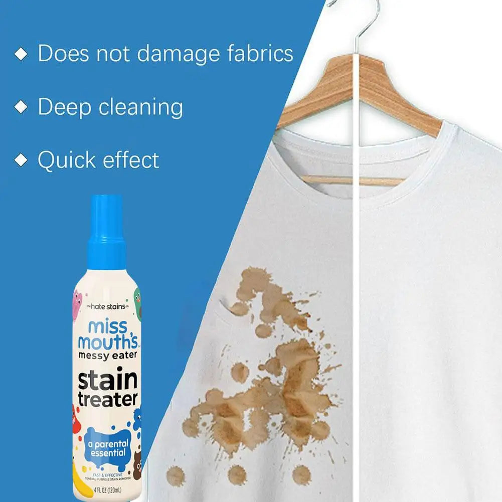 Stain Remover Fabric Stain Remover Spray Stain Yellow Removal Dust Bleached Decontamination Treater Spray Stain Remover